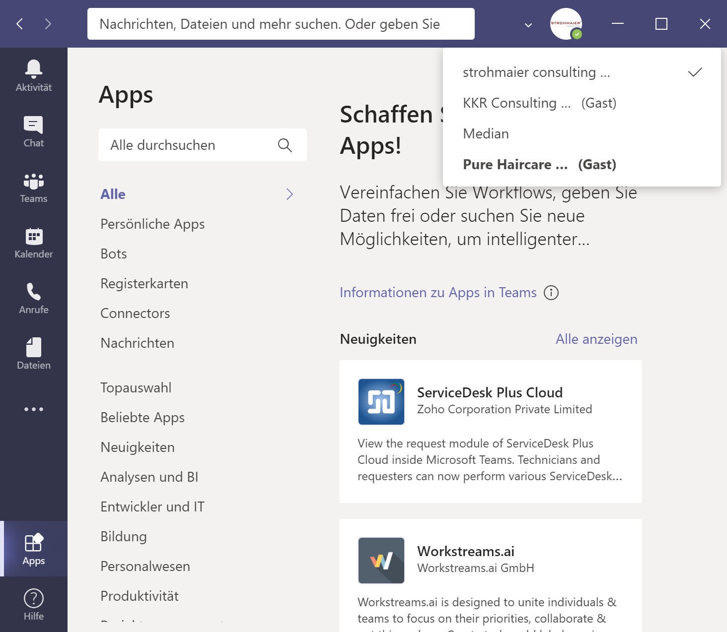 Wie lösche ich unerwünschte Einladung zu einer fremden Organisation? 0095a295-b006-449a-8a8b-2ad91d5bd9aa?upload=true.png