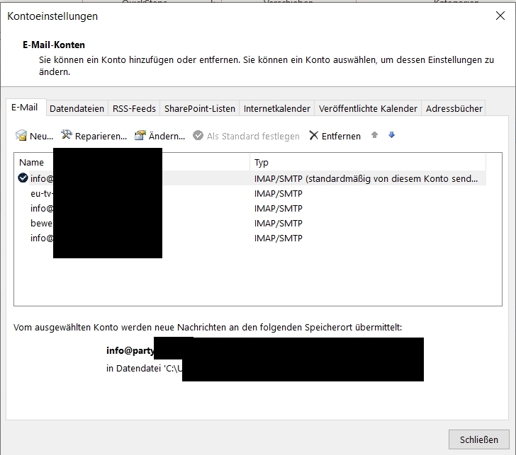 Absende Adresse Outlook, Serienbrief lässt sich nicht andern 01.jpg