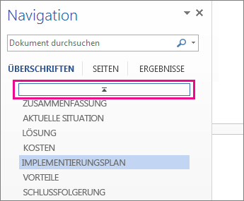 Verwenden des Navigationsbereichs in Word 02932e8d-ce18-43bb-8543-9697f7d126c6.png
