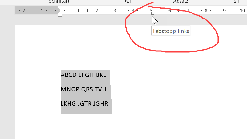 Absatz per Tab verschieben klappt nicht 1.png