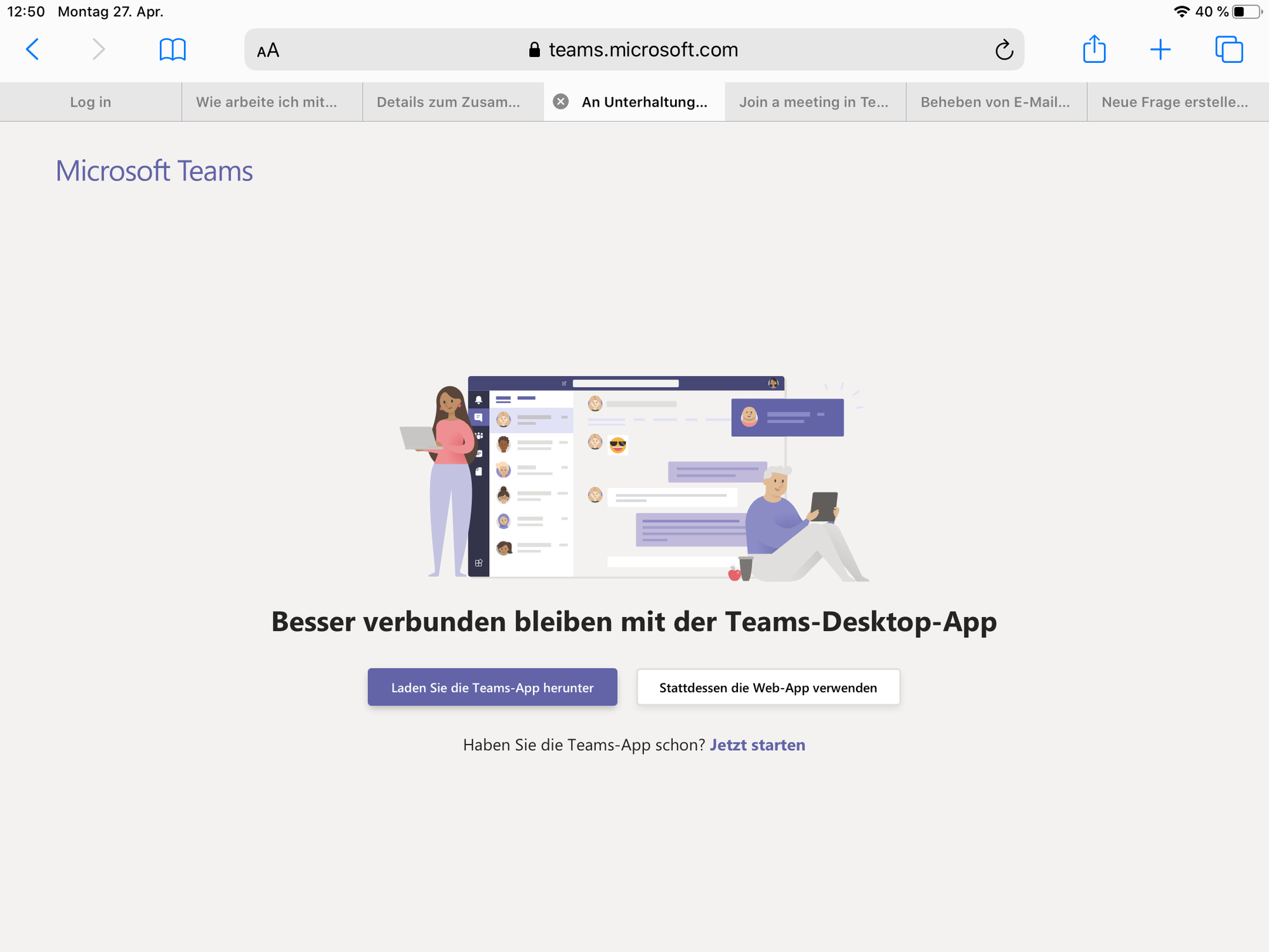 Verbindung von Outlook App zur Teams App (IOS) 10333132-b6b2-4957-9c22-c81e17bc9813?upload=true.png