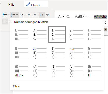 Wie erstelle ich eine Liste in Word für das Web? 12bea570-66cd-4b28-96a6-1f0036d17b53.png
