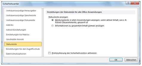 Aktivieren oder Deaktivieren von Sicherheitshinweisen auf der Statusleiste 16023643-cf23-43fc-9d08-8c01ec102e06.jpg