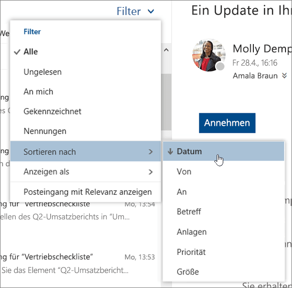 Ändern der Anzeige von E-Mails in Outlook im Web 20a66381-e64f-4fad-b9d5-f10534d4bc14.png