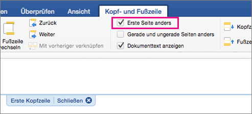 Ändern oder Löschen einer Kopf-oder Fußzeile auf einer einzelnen Seite 25d0667f-854c-4316-9a2a-5335e02e7102.png