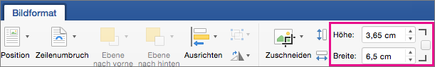 Ändern der Größe von Bildern, Formen, Textfeldern oder WordArt-Objekten 28efca15-e6eb-48dc-9420-bc6dd03ce5f0.png