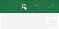 Ein- oder Ausblenden des Menübands in Excel für mobile Geräte 2b2b4fd1-b048-4c76-a6db-d61397f1561d.png