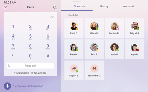 Get started with Teams displays 2dc3e61a-e962-4197-a19c-b029312faeff.png