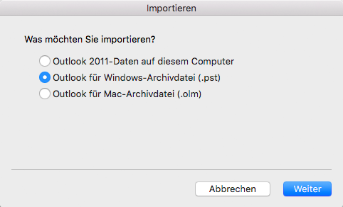 Importieren von E-Mail-Nachrichten, Kontakten und anderen Elementen in Outlook für Mac 2ed35397-2360-4b8d-9a11-dc40e7cb78c8.png