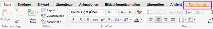 Verwenden des Menübands in PowerPoint für Mac 30b276cd-7f96-486a-bb92-a4a6e23ede83.png