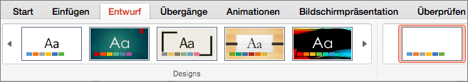 Verwenden des Menübands in PowerPoint für Mac 34902522-bc1d-46a0-8d53-c6ce253de7ce.png