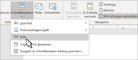 Hinzufügen von Dateiname, Datum, Autor oder anderen Dokumenteigenschaften zu einer Kopf-oder ... 3d8b760d-616e-4425-8204-47436b4e9b1d.png