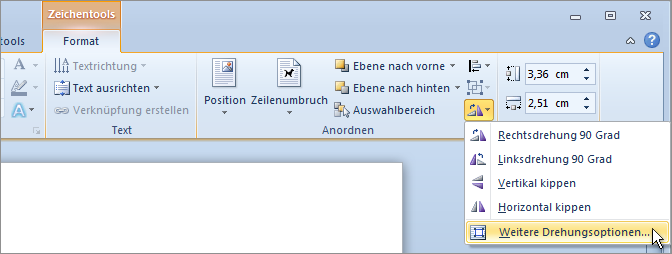 Drehen oder Kippen eines Textfelds, einer Form, eines WordArt-Objekts oder eines Bilds in Word 3f493fbb-61d4-4178-bb7c-3ba2b1666e70.png