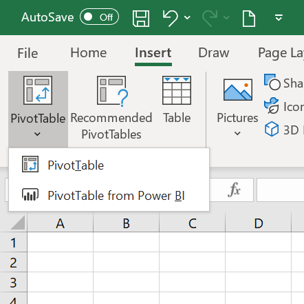 Erstellen einer PivotTable aus Power BI-Datasets 4166366d-6117-4854-92a0-f26b0f1b11e9.png