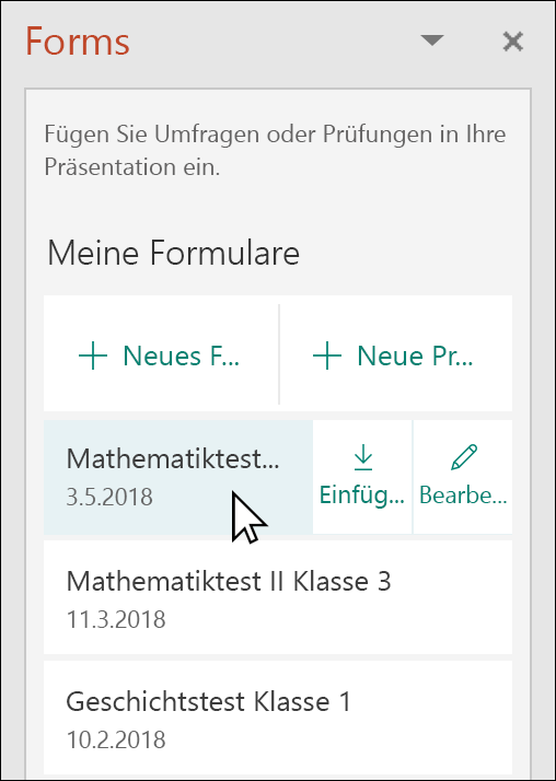 Einfügen eines Formulars oder einer Prüfung in PowerPoint 4b0cac46-baac-4b2b-81c5-4aa9e56b9117.png