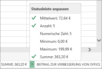 Anzeigen von Zusammenfassungsdaten in der Statusleiste 51e9bc66-ec6c-4f33-bdf9-611d7d3c6833.png