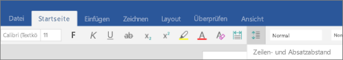 Ändern der Abstände in einem Word-Dokument auf einem mobilen Gerät 57781fba-5608-4c0e-83ab-37de0ff96f33.png