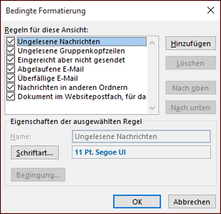Farbcodierung von e-Mail-Nachrichten, die nur an Sie gesendet wurden 5ddd51a3-3b58-451a-abc1-5ff8f4368b18.png