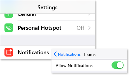 Problembehandlung für Benachrichtigungen für mobile Microsoft Teams-Apps 603b051d-0cc2-4768-b2ff-2f225599fba2.png