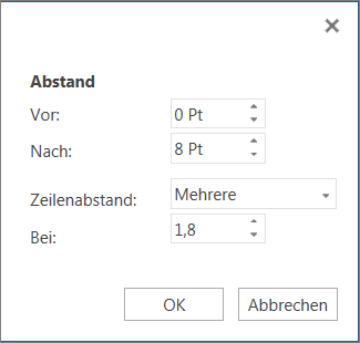 Ändern des Zeilenabstands in Word 6533187b-3592-4883-b226-0d1d560c387b.png
