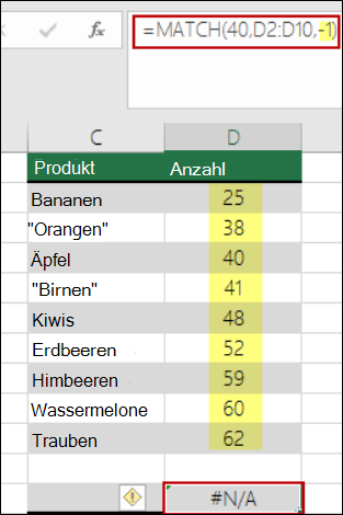 Korrigieren eines #NV-Fehlers in den INDEX-/VERGLEICH-Funktionen 6717905f-c57e-4459-a851-ad04526cb75a.png