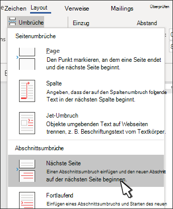 Ändern oder Löschen einer Kopf-oder Fußzeile auf einer einzelnen Seite 6913a184-4f9e-4615-b6cd-7b05302c1e0e.png