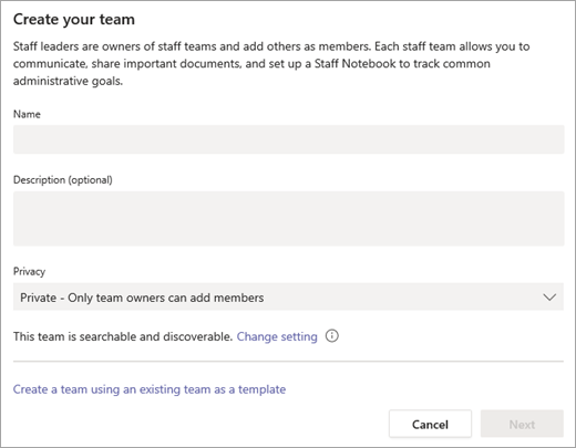 Erstellen eines Mitarbeiterteams in Microsoft Teams 6ee3015b-4da1-43dd-a998-981e2b0ba079.png