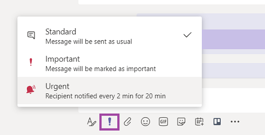 Kennzeichnen einer Nachricht als wichtig oder dringend in Microsoft Teams 71dff2d2-2141-4761-b675-1bc79a78dc80.png