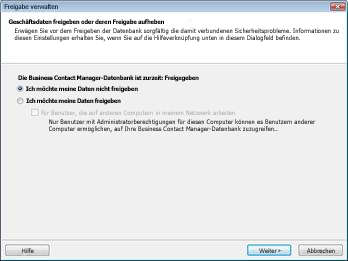 Freizugeben Sie von Business Contact Manager-Daten für andere Benutzer. 722a0db9-bf2d-4d20-9fb6-de699543ff5f.jpg