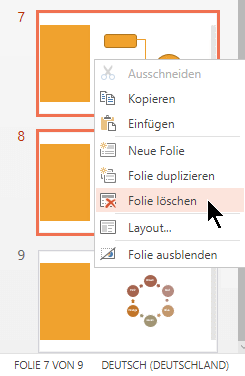 Hinzufügen, Ändern der Reihenfolge, Duplizieren und Löschen von Folien in ... 73ca3c83-becf-41fb-830d-16e6c480a209.png