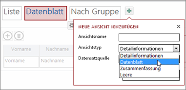Hinzufügen einer Datenblattansicht in einer Access-App 7ee0abab-7eba-4e07-a117-735919b5ad44.png