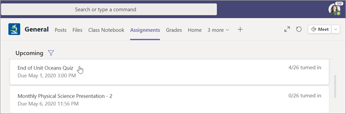 Zuweisen von Quiz für Schüler über Microsoft Teams 85ef844f-34ce-4675-9edc-d5f79716c6ba.png
