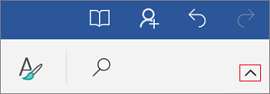 Ein- oder Ausblenden des Menübands in Word für mobile Geräte 88893d7f-13e9-4b79-bbd8-537b8fe885d1.png