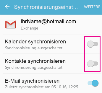 Mein Kalender und meine Kontakte können nicht mit meinem Smartphone oder Tablet ... 892c8176-e7d7-48ea-b6e9-3146130cae46.png