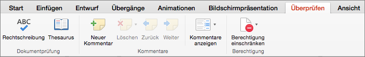 Verwenden des Menübands in PowerPoint für Mac 89761a55-bfba-4961-bc25-25003de2063a.png