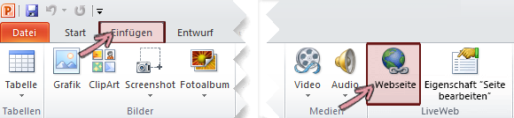 Einfügen eines Videos aus YouTube oder von einer anderen Website 8c950045-a22d-4f06-93c8-959e45247c49.png
