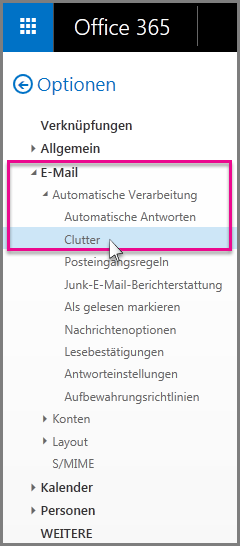 Verwenden der Funktion "clutter" zum Sortieren von Nachrichten mit niedriger Priorität in ... 8f60b41c-29eb-4ad3-9241-4354e173b4d7.png