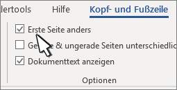 Ändern oder Löschen einer Kopf-oder Fußzeile auf einer einzelnen Seite 926c0f7d-5dcd-480f-8405-f088b4296e30.png