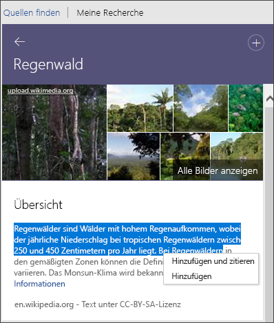 Einfache Recherche für Ihr Dokument in Word 9543982c-5a2a-4109-8865-b40d51f09165.png