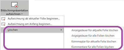 Aufzeichnen einer Bildschirmpräsentation mit Kommentaren und Folienanzeigedauern 9c315564-5b93-4378-9208-839ff73c438a.png