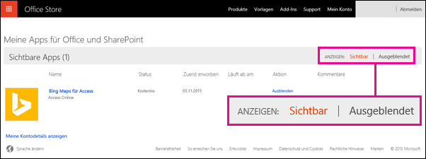 Suchen meines Office-Add-ins a2542bbe-2854-4050-b8b4-e2345d24ccf9.png