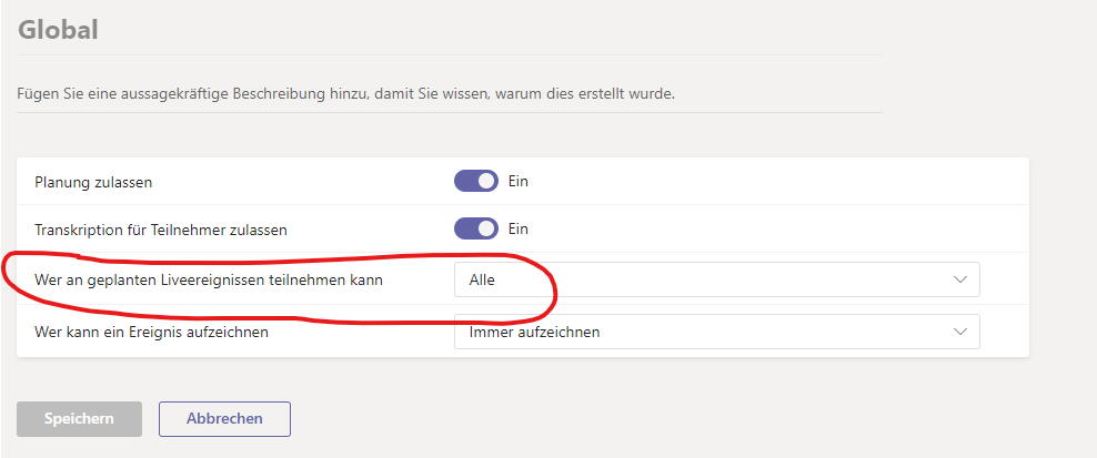 Teams Liveereignis als öffentlich konfigurieren a425e422-7f9c-4f8c-ace2-8289914853be?upload=true.png
