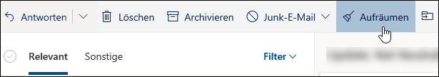 Organisieren Sie Ihren Posteingang mit "Archivieren", "Aufräumen" und anderen Tools in ... a496df53-4317-44bb-82f2-283da1d94bf8.png
