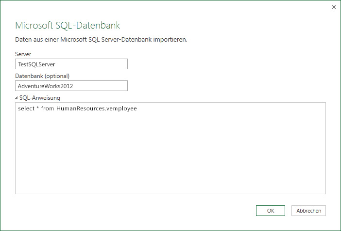 Importieren von Daten aus einer Datenbank mithilfe einer systemeigenen Datenbankabfrage (Power ... a6c653c3-317b-4d80-8181-9e08ee2dc60d.png