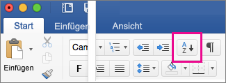 Alphabetisches Sortieren einer Liste in Word a7cbcefe-15d7-4c07-b5fe-e745bd90901f.png