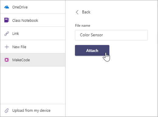 Hinzufügen von MakeCode-Aktivitäten zu Aufgaben in Microsoft Teams a90c8c7c-f970-4b8a-9967-9186a3f99968.png