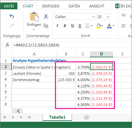 Berechnen von mehreren Ergebnissen mit einer Datentabelle ad563a46-16fc-4959-900a-4fa345aed495.png