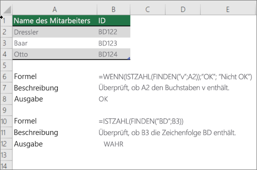 Überprüfen, ob eine Zelle Text enthält (Groß-/Kleinschreibung wird beachtet) b0869232-5657-4d54-a637-603996adecb3.png