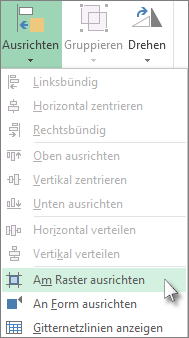 Aktivieren oder Deaktivieren der Optionen "am Raster ausrichten" und "an Objekt ausrichten" in ... b1bbb1b6-6f7f-4651-98c9-9021c2a08856.png