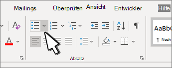 Erstellen von Checklisten in Word b23f071e-9988-4226-8c93-21265021a8e5.png